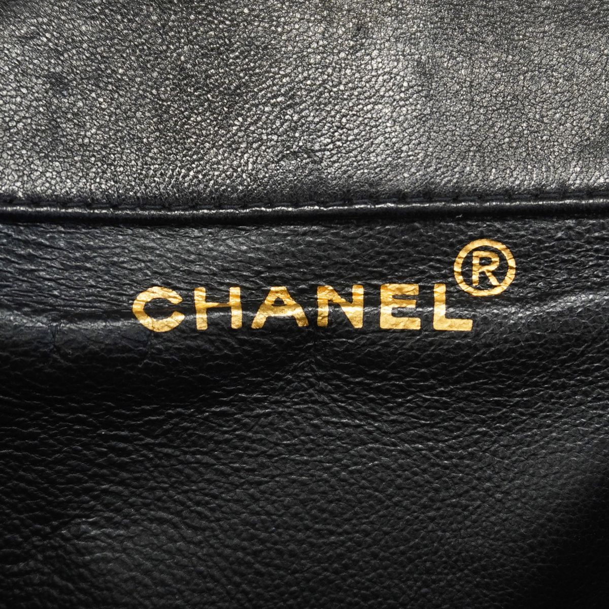 Chanel Backpack Quilted Lambskin Black Gold — view 5