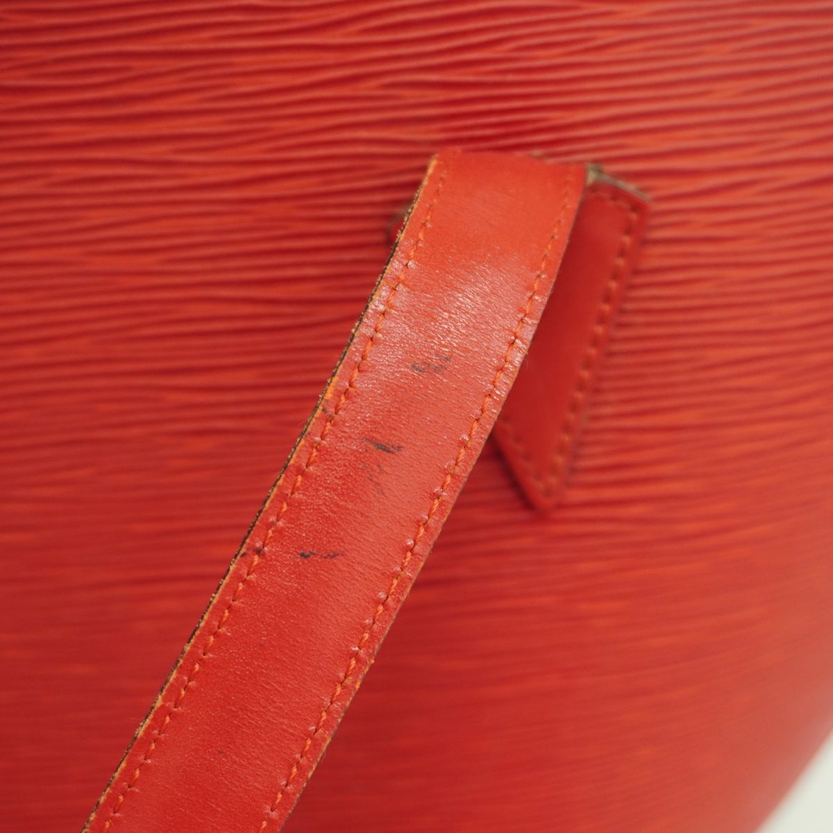 Louis Vuitton Shoulder Bag Epi Saint Jacques Shopping Castilian Red — view 8