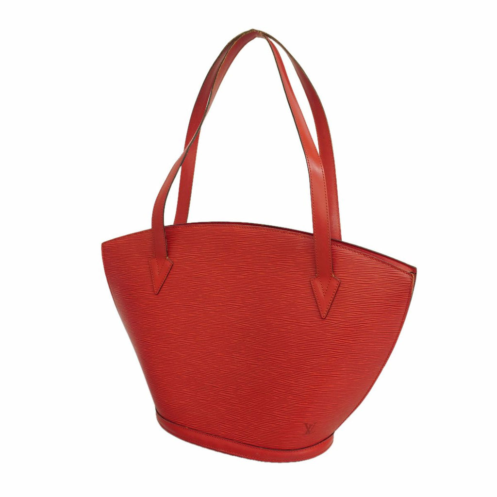 Louis Vuitton Shoulder Bag Epi Saint Jacques Shopping Castilian Red