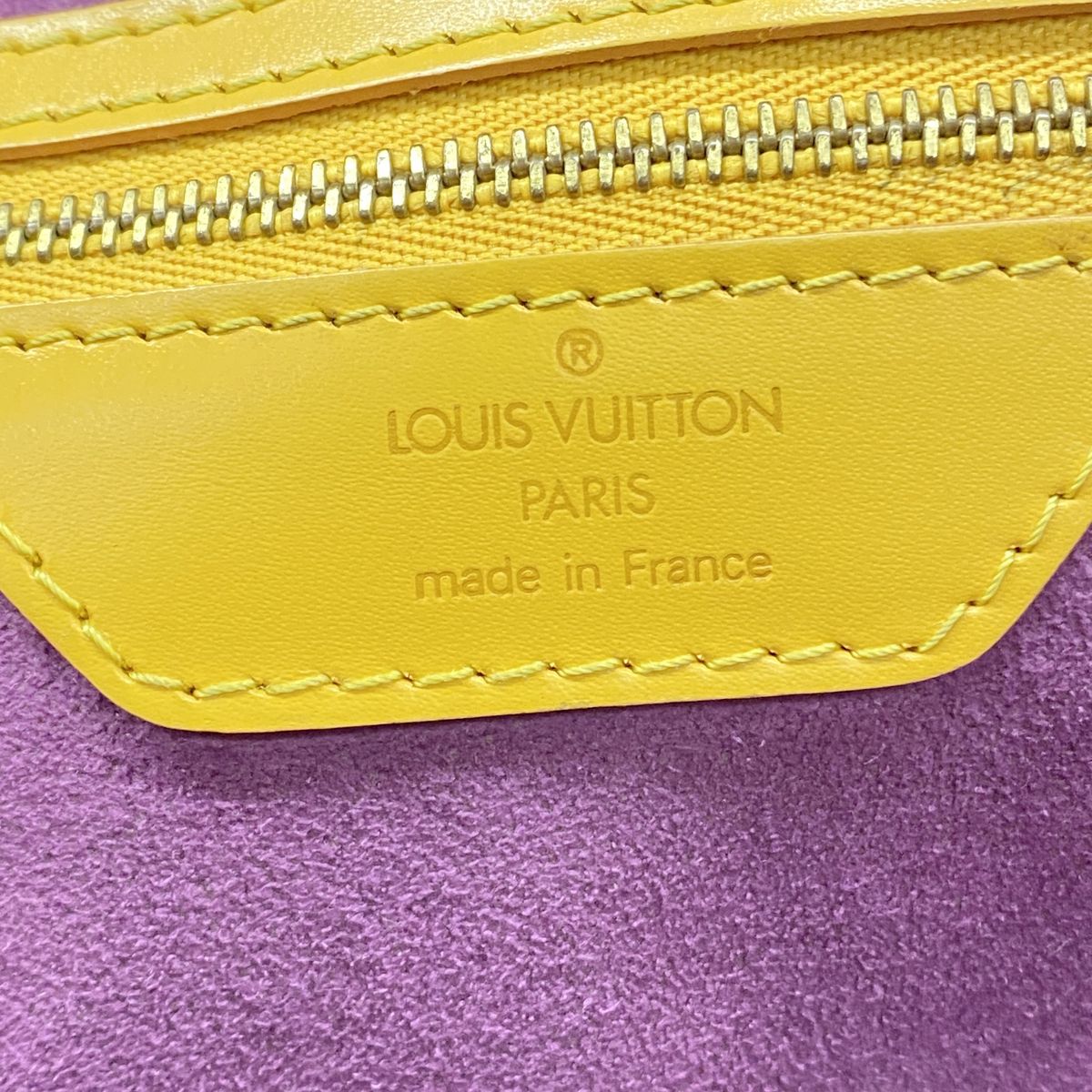 Louis Vuitton Shoulder Bag Epi Saint Jacques Shopping Jaune — view 5