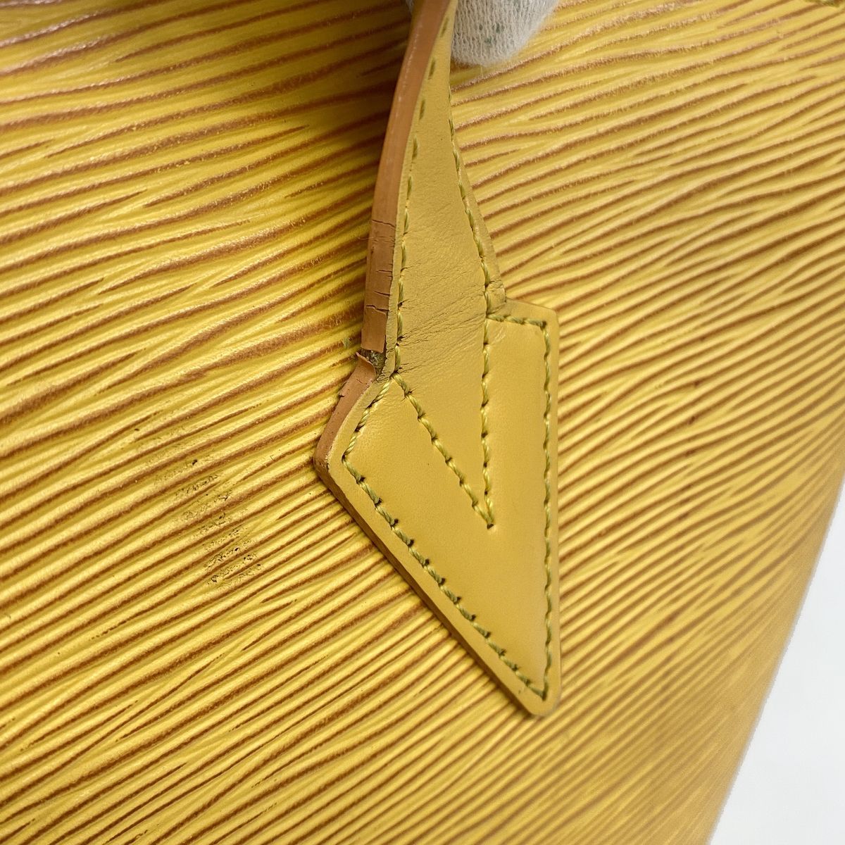 Louis Vuitton Shoulder Bag Epi Saint Jacques Shopping Jaune — view 7