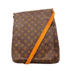 Louis Vuitton Shoulder Bag Monogram Musette Brown