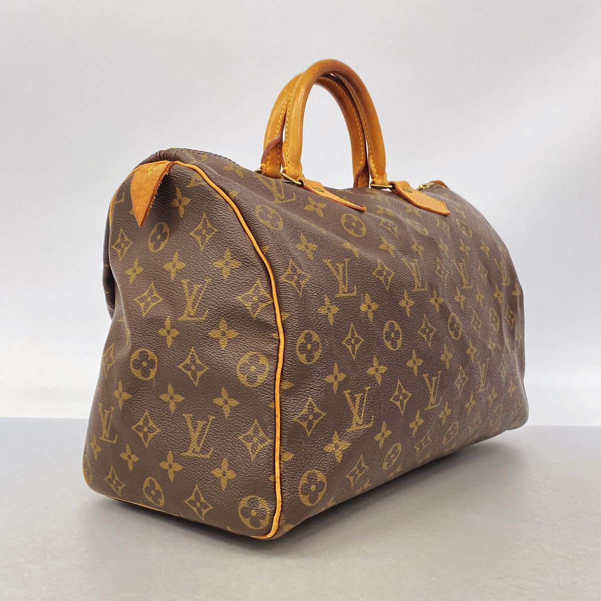 Louis Vuitton Handbag Monogram Speedy 35 Brown — view 2