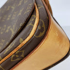 Louis Vuitton Shoulder Bag Monogram Cartouchiere GM Brown — view 6