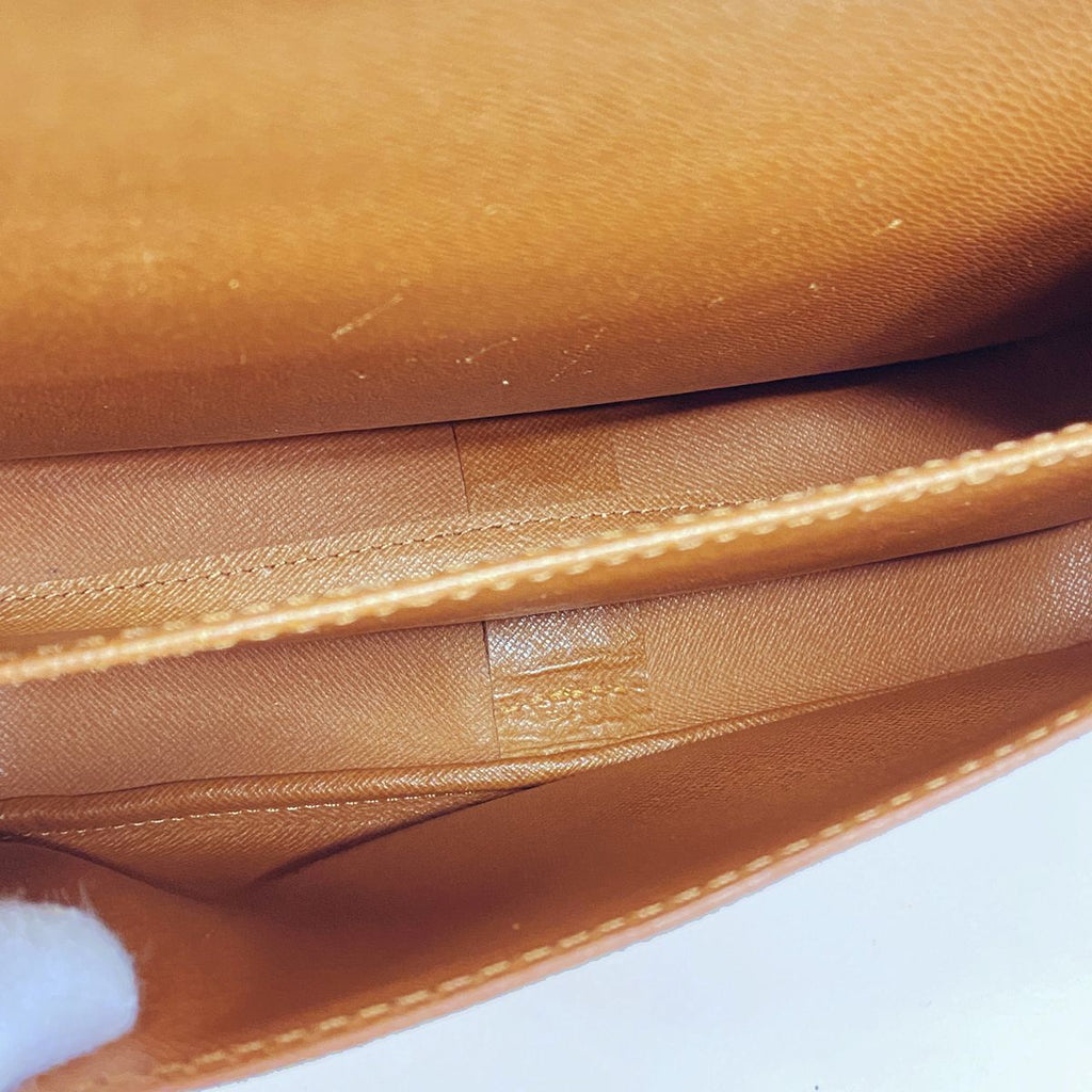 Louis Vuitton Shoulder Bag Monogram Cartouchiere GM Brown — view 4