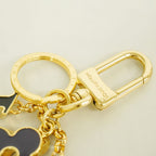 Louis Vuitton Key Holder Charm Fleur de Monogram Gold Multicolor — view 4