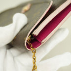Louis Vuitton Wallet Monogram Portefeuille Emily Flower Charm Hot Pink — view 6
