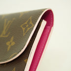 Louis Vuitton Wallet Monogram Portefeuille Emily Flower Charm Hot Pink — view 7