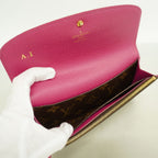 Louis Vuitton Wallet Monogram Portefeuille Emily Flower Charm Hot Pink — view 3
