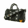 Louis Vuitton Handbag Damier Distorted Keepall XS Black 2-Way Bag