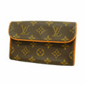 Louis Vuitton Waist Bag Monogram Pochette Florentine Brown