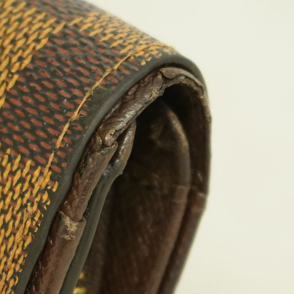 Louis Vuitton Wallet Damier Porte Monnaie Billets Tresor Ebene — view 6