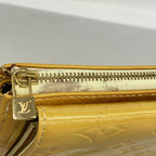 Louis Vuitton Handbag Vernis Mott Lime Yellow — view 7