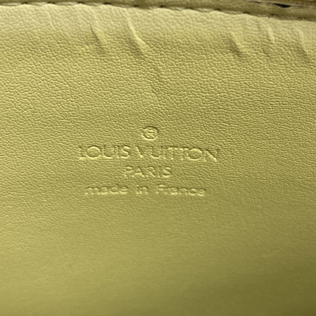 Louis Vuitton Handbag Vernis Mott Lime Yellow — view 5