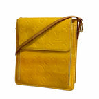Louis Vuitton Handbag Vernis Mott Lime Yellow