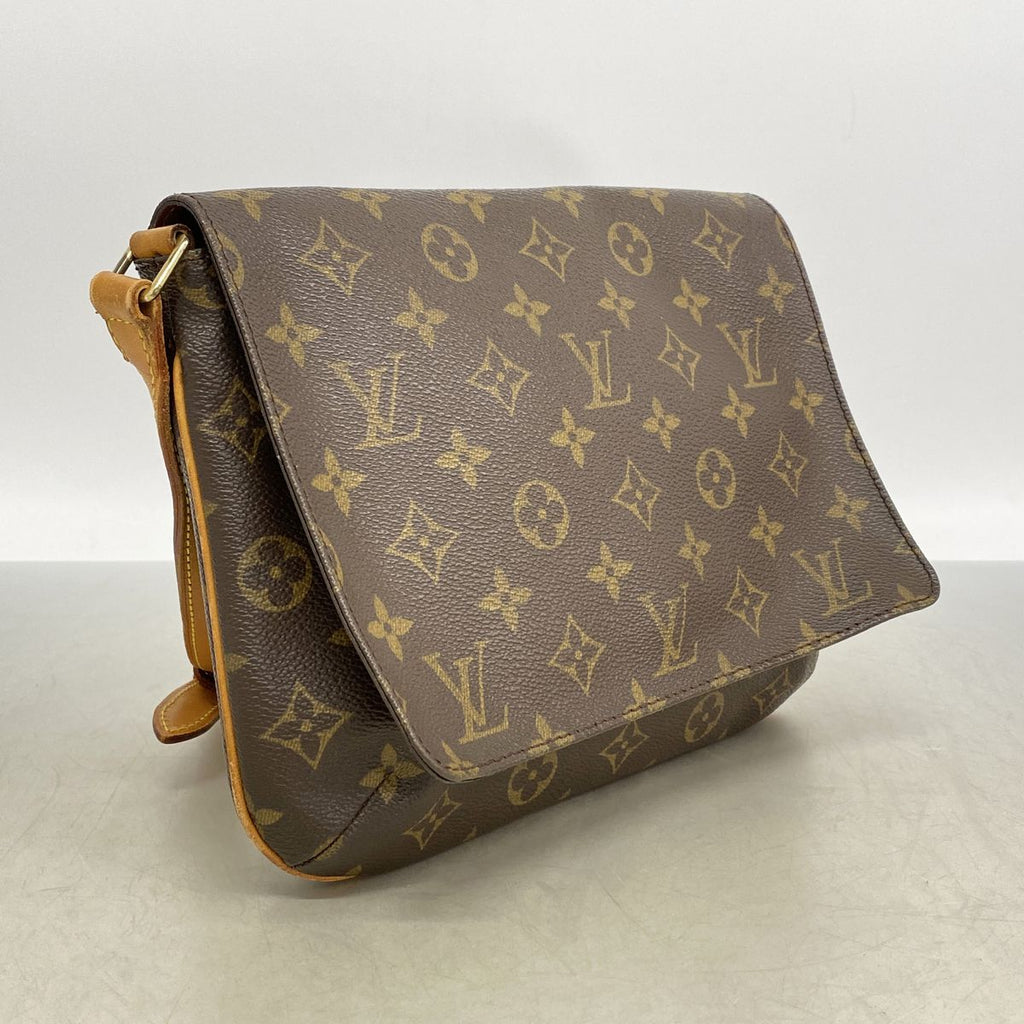 Louis Vuitton Shoulder Bag Monogram Musette Tango Short Strap Brown — view 2