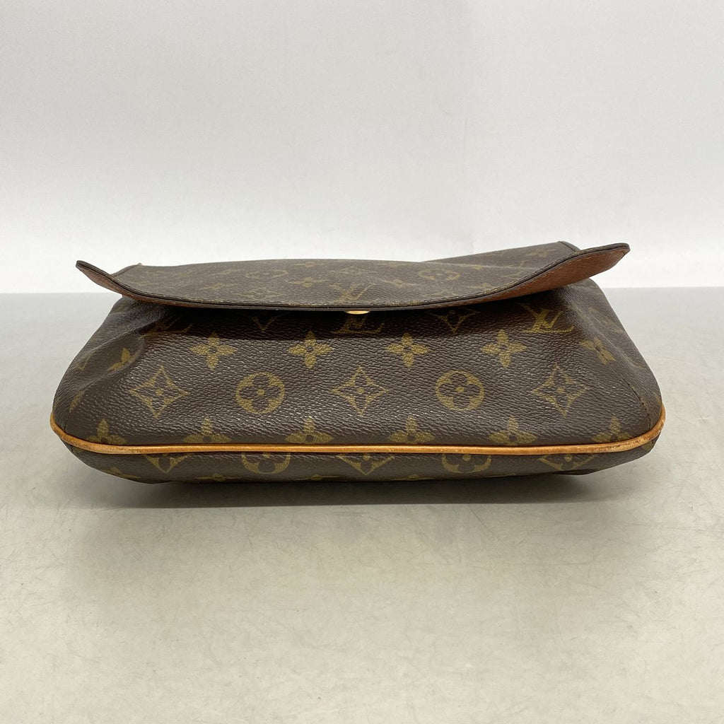 Louis Vuitton Shoulder Bag Monogram Musette Tango Short Strap Brown — view 3