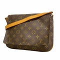 Louis Vuitton Shoulder Bag Monogram Musette Tango Short Strap Brown