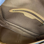 Louis Vuitton Shoulder Bag Monogram Gibeciere MM Brown — view 4