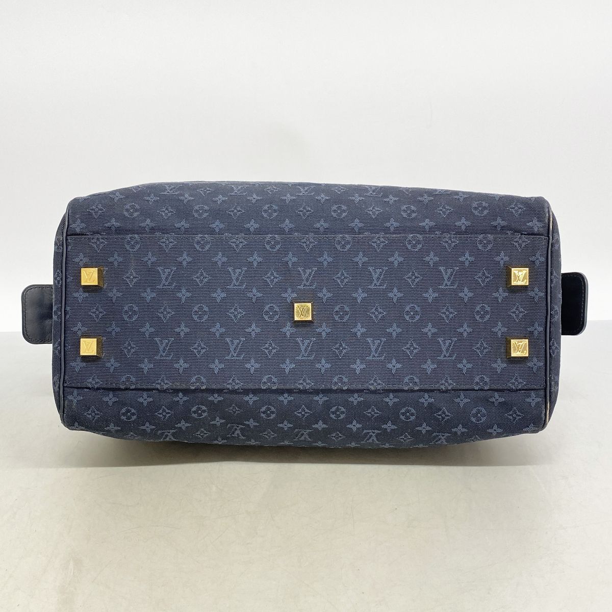 Louis Vuitton Handbag Monogram Mini Josephine GM Blue — view 3