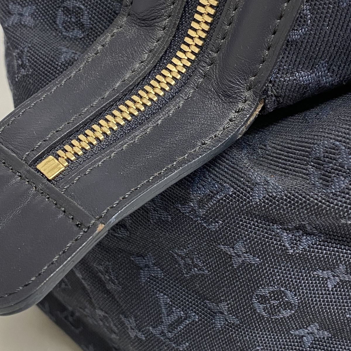 Louis Vuitton Handbag Monogram Mini Josephine GM Blue — view 7