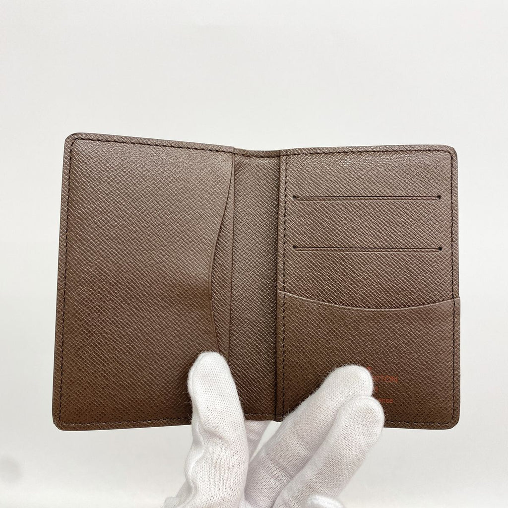 Louis Vuitton Card Case Damier Pocket Organizer Ebene — view 3