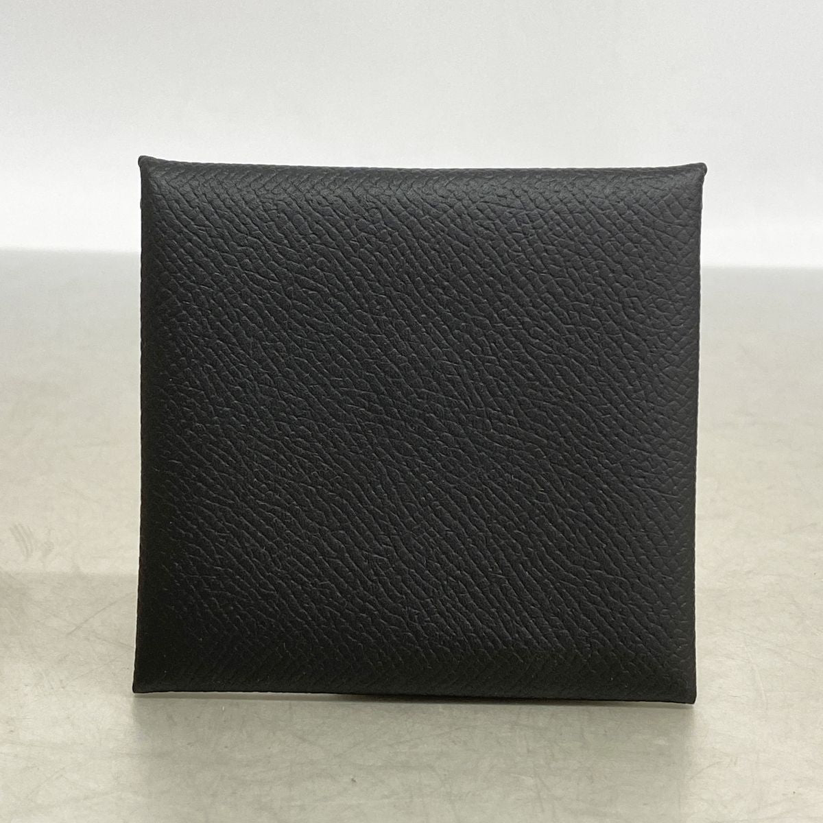 Hermes Coin Purse Bastia Veau Epsom Black Silver — view 6