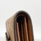 Louis Vuitton Trifold Wallet Monogram Empreinte Portefeuille Victorine Cognac — view 5