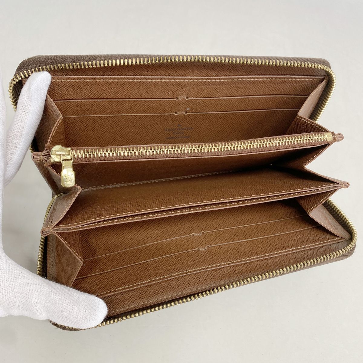 Louis Vuitton Wallet Monogram Zippy Brown — view 3