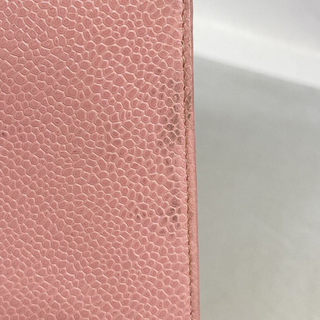 Chanel Wallet Caviar Leather Pink Gold — view 7