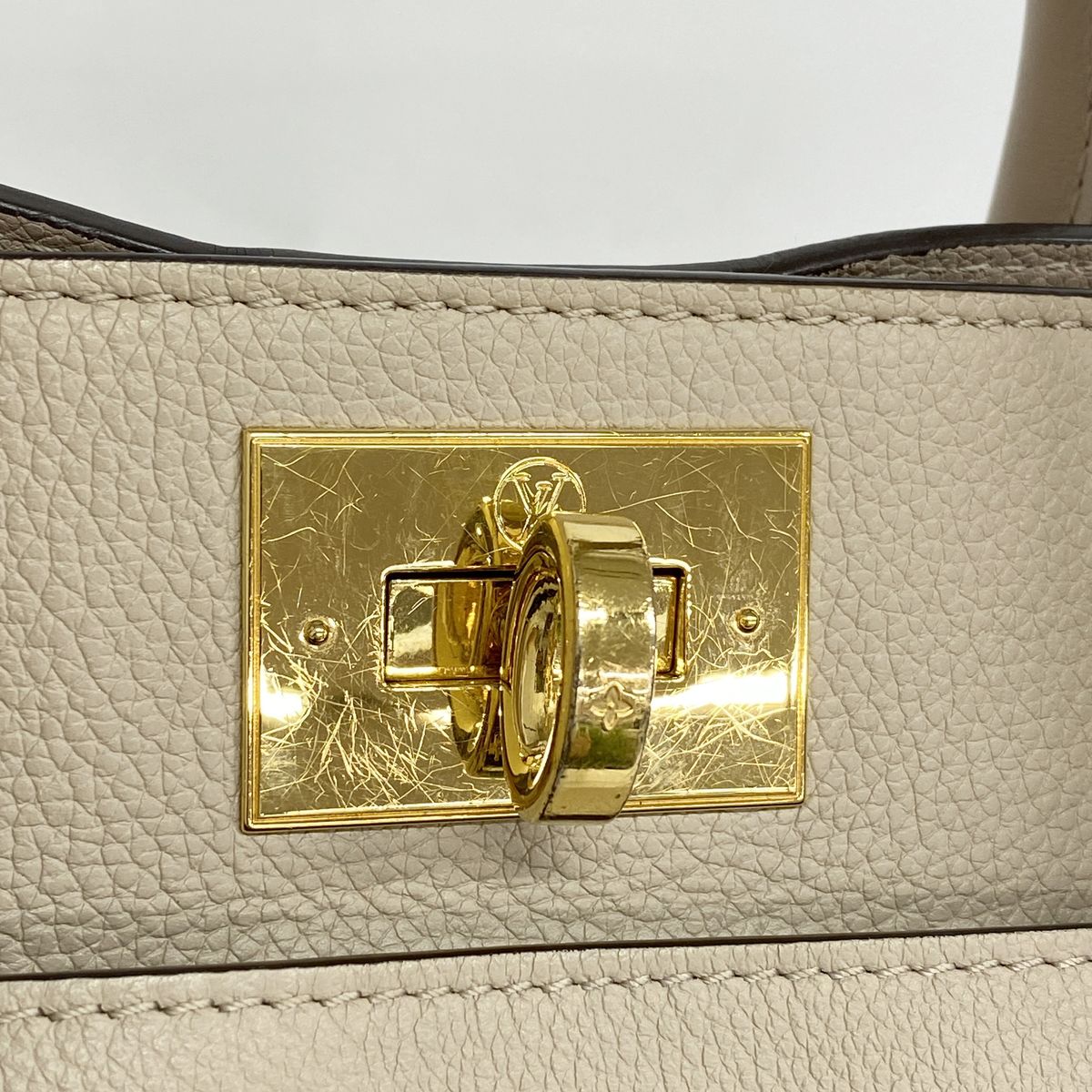 Louis Vuitton Handbag Monogram on My Side MM Brown Beige 2-Way Bag — view 7