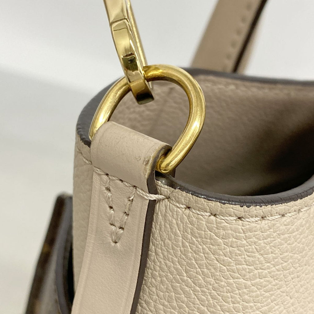 Louis Vuitton Handbag Monogram on My Side MM Brown Beige 2-Way Bag — view 8