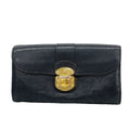Louis Vuitton Wallet Mahina Portefeuille Iris Noir