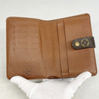 Louis Vuitton Wallet Monogram Porte Papier Zip Brown — view 3