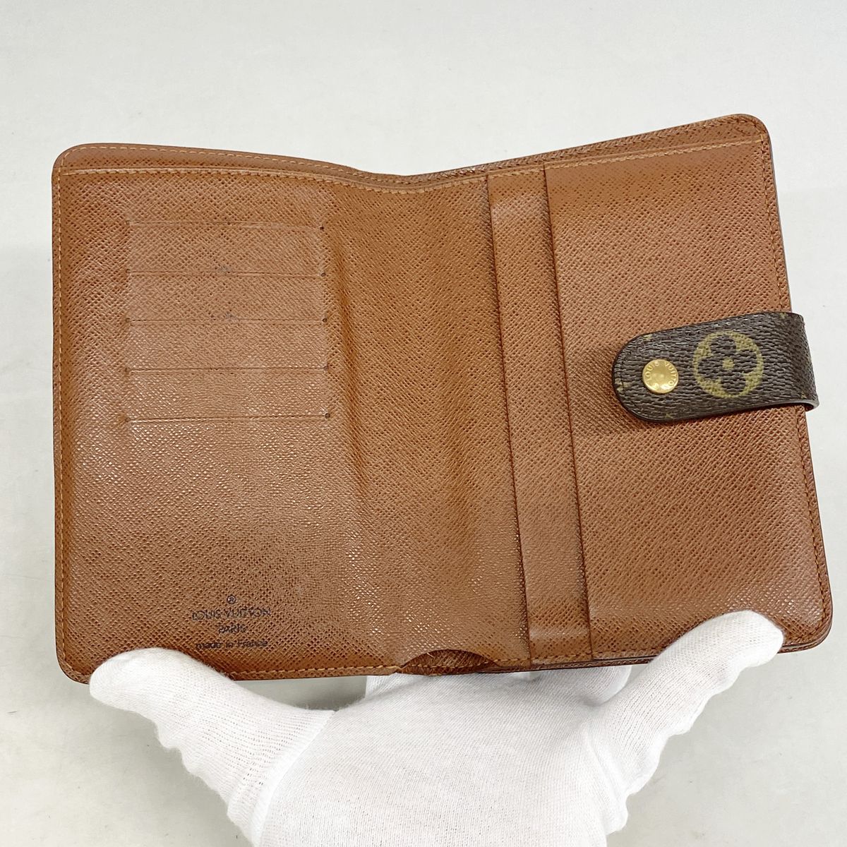 Louis Vuitton Wallet Monogram Porte Papier Zip Brown — view 3