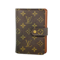 Louis Vuitton Wallet Monogram Porte Papier Zip Brown