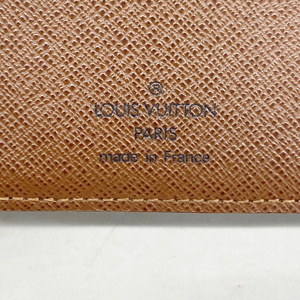 Louis Vuitton Wallet Monogram Porte Papier Zip Brown — view 4