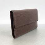 Louis Vuitton Trifold Wallet Epi Porte Tresor International Mocha — view 2