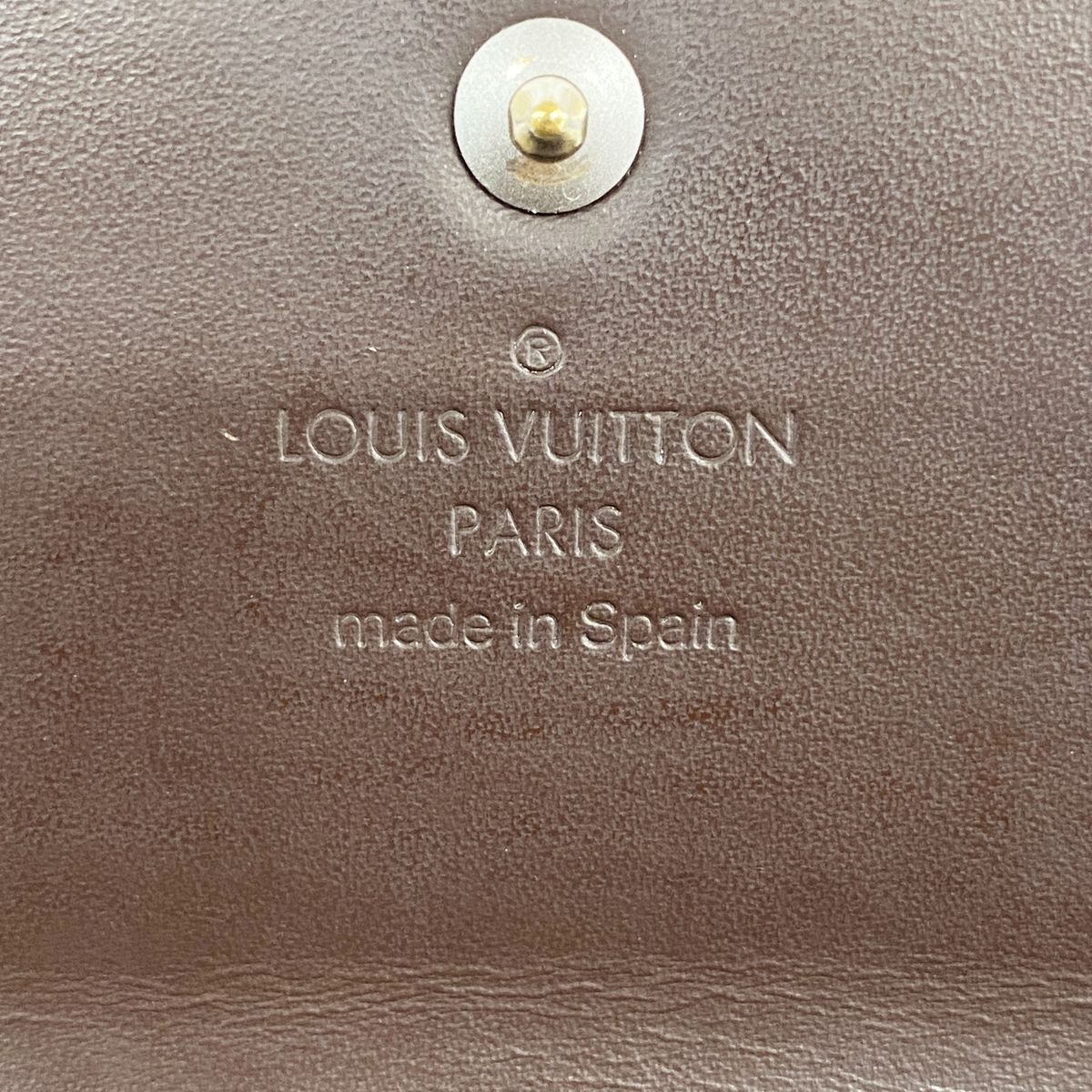 Louis Vuitton Trifold Wallet Epi Porte Tresor International Mocha — view 4