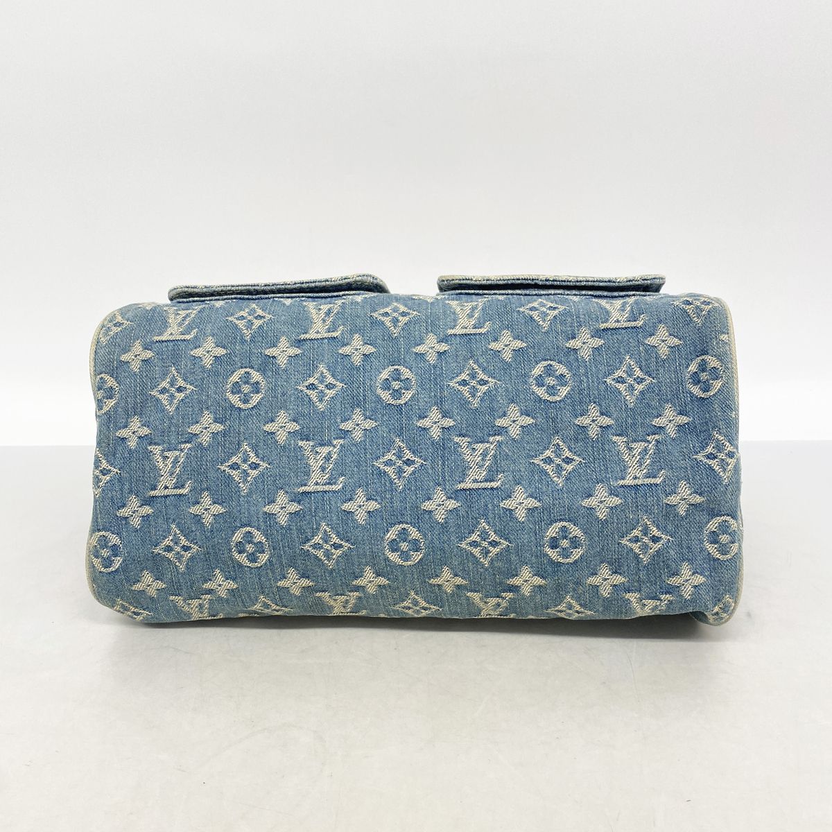 Louis Vuitton Handbag Monogram Denim Neo Speedy Blue — view 3