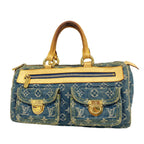 Louis Vuitton Handbag Monogram Denim Neo Speedy Blue