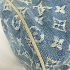 Louis Vuitton Handbag Monogram Denim Neo Speedy Blue — view 7