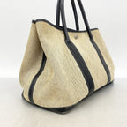 Hermes Tote Bag Garden Party PM Toile H Black Silver — view 2