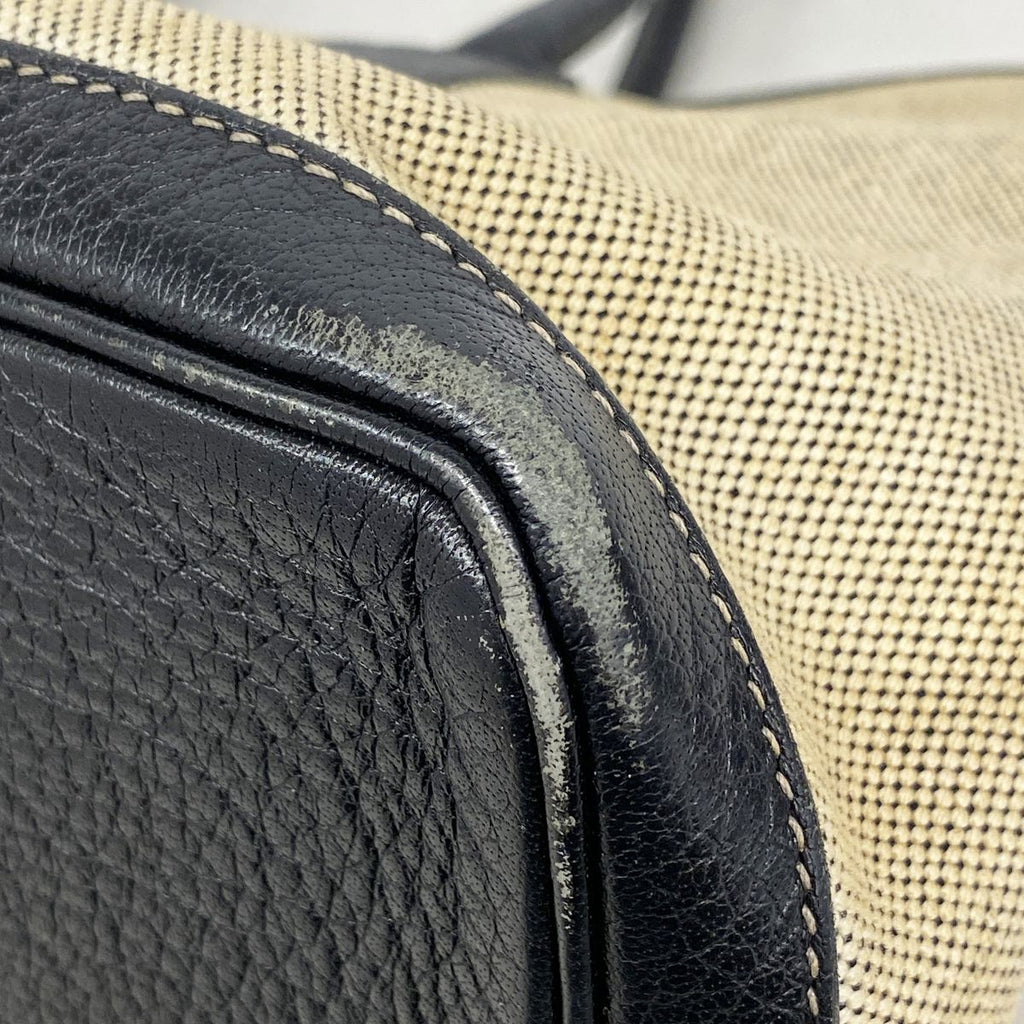 Hermes Tote Bag Garden Party PM Toile H Black Silver — view 7