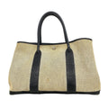 Hermes Tote Bag Garden Party PM Toile H Black Silver