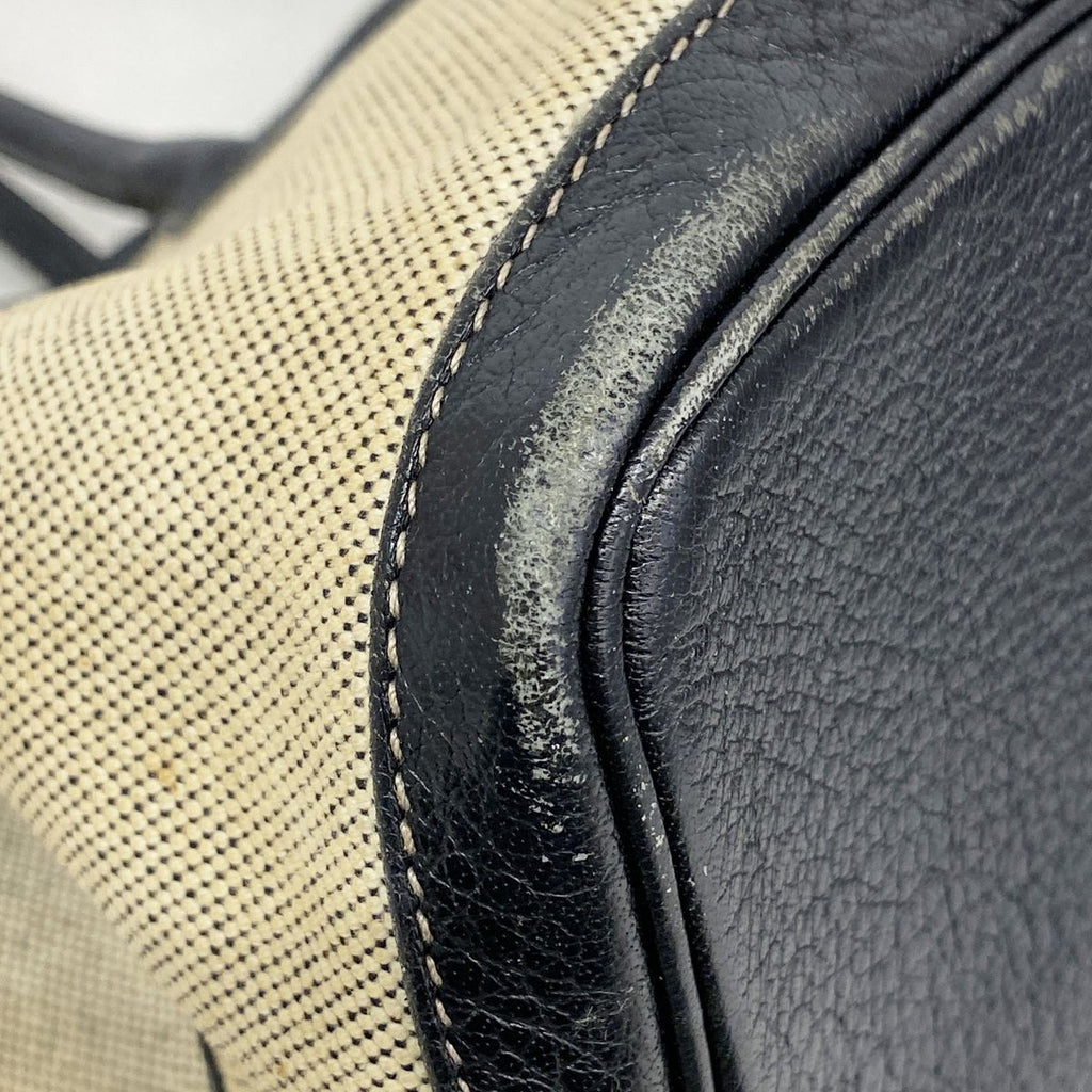 Hermes Tote Bag Garden Party PM Toile H Black Silver — view 6