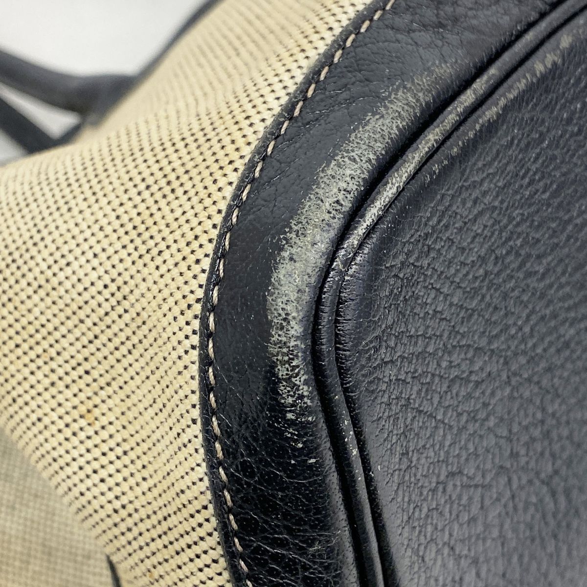 Hermes Tote Bag Garden Party PM Toile H Black Silver — view 6