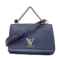 Louis Vuitton Handbag Lockme II BB Marine Rouge 2-Way Bag
