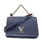 Louis Vuitton Handbag Lockme II BB Marine Rouge 2-Way Bag