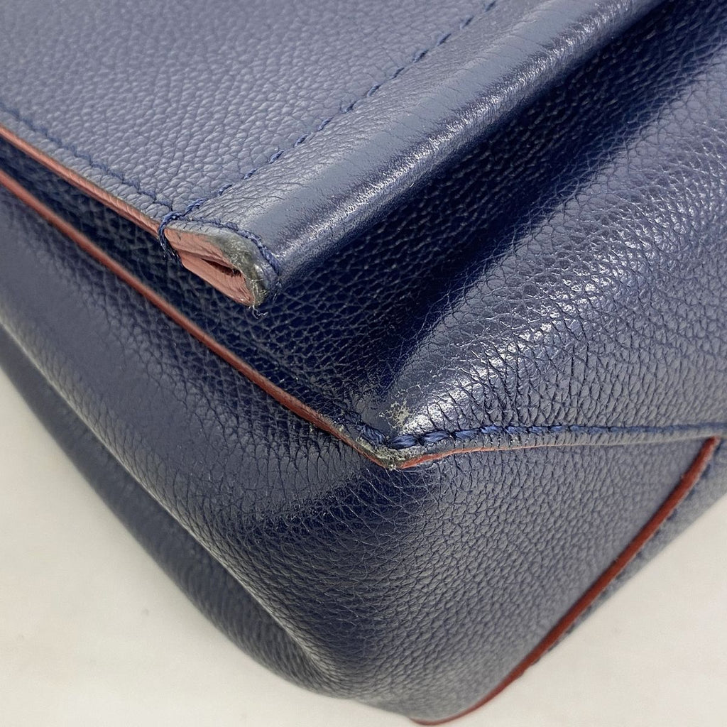 Louis Vuitton Handbag Lockme II BB Marine Rouge 2-Way Bag — view 6